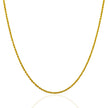 14k Yellow Gold Solid Rope Chain 1.25mm
