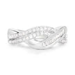 0.47 Carat Genuine White Diamond .925 Sterling Silver Ring - Rings - Custom Crafting Alliance, LLC