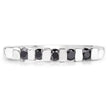 0.50 Carat Genuine Black Diamond .925 Sterling Silver Ring