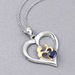 0.50 Carat Genuine Blue Sapphire .925 Sterling Silver Pendant - Pendants - Custom Crafting Alliance, LLC