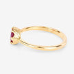 0.50 Carat Genuine Ruby 14K Yellow Gold Ring - Rings - Custom Crafting Alliance, LLC