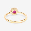 0.50 Carat Genuine Ruby 14K Yellow Gold Ring - Rings - Custom Crafting Alliance, LLC