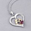 0.50 Carat Genuine Ruby .925 Sterling Silver Pendant - Pendants - Custom Crafting Alliance, LLC