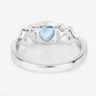 0.52 Carat Genuine Swiss Blue Topaz .925 Sterling Silver Ring - Rings - Custom Crafting Alliance, LLC