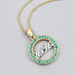 0.54 Carat Genuine Emerald .925 Sterling Silver Pendant - Pendants - Custom Crafting Alliance, LLC