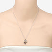 0.55 Carat Genuine Garnet and Black Spinel .925 Sterling Silver Pendant - Pendants - Custom Crafting Alliance, LLC