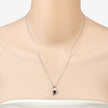 0.60 Carat Genuine Garnet .925 Sterling Silver Necklace - Necklaces - Custom Crafting Alliance, LLC