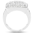 0.61 Carat Genuine White Diamond .925 Sterling Silver Ring - Rings - Custom Crafting Alliance, LLC