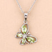 0.64 Carat Genuine Peridot .925 Sterling Silver Pendant - Pendants - Custom Crafting Alliance, LLC