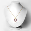 0.64 Carat Genuine Ruby .925 Sterling Silver Pendant - Pendants - Custom Crafting Alliance, LLC