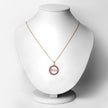 0.64 Carat Genuine Ruby .925 Sterling Silver Pendant - Pendants - Custom Crafting Alliance, LLC