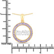 0.64 Carat Genuine Tanzanite .925 Sterling Silver Pendant - Pendants - Custom Crafting Alliance, LLC