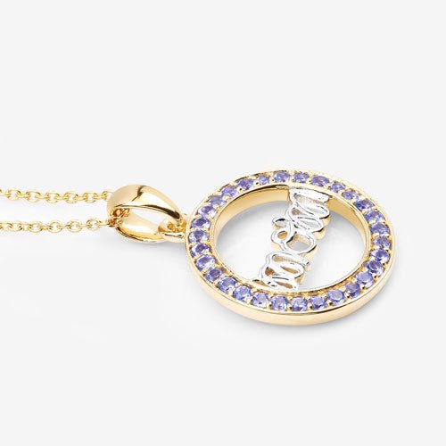 0.64 Carat Genuine Tanzanite .925 Sterling Silver Pendant - Pendants - Custom Crafting Alliance, LLC