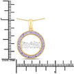 0.64 Carat Genuine Tanzanite .925 Sterling Silver Pendant - Pendants - Custom Crafting Alliance, LLC