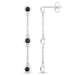 0.66 Carat Genuine Blue Sapphire .925 Sterling Silver Earrings - Earrings - Custom Crafting Alliance, LLC