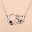 0.70 Carat Genuine Blue Sapphire .925 Sterling Silver Pendant - Pendants - Custom Crafting Alliance, LLC