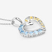 0.84 Carat Genuine Swiss Blue Topaz .925 Sterling Silver Pendant - Pendants - Custom Crafting Alliance, LLC