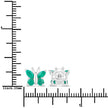 0.88 Carat Genuine Emerald .925 Sterling Silver Earrings - Earrings - Custom Crafting Alliance, LLC