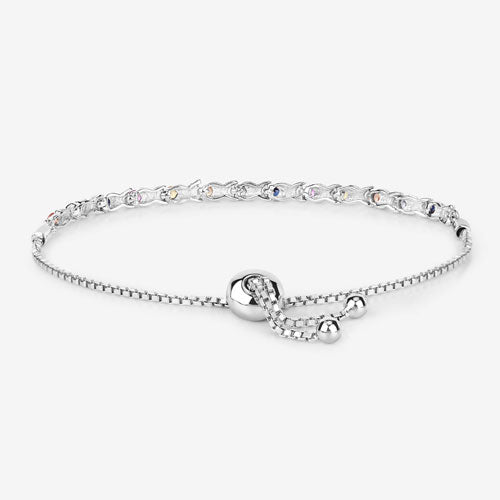 0.88 Carat Genuine Multi Sapphire .925 Sterling Silver Bracelet - Bracelets - Custom Crafting Alliance, LLC
