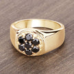 0.91 Carat Genuine Black Diamond .925 Sterling Silver Ring - Rings - Custom Crafting Alliance, LLC
