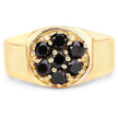 0.91 Carat Genuine Black Diamond .925 Sterling Silver Ring - Rings - Custom Crafting Alliance, LLC