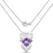 5.80 Carat Genuine Amethyst .925 Sterling Silver Pendant