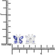 0.96 Carat Genuine Tanzanite .925 Sterling Silver Earrings - Earrings - Custom Crafting Alliance, LLC