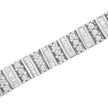 14K White Gold 4 7/8 cttw Baguette & Round Brilliant-Cut Diamond Channel- & Prong-Set Tennis Bracelet (I-J Color, I1-I2 Clarity) - Size 7.25
