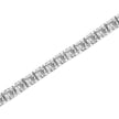 14K White Gold 5.00 Cttw Prong Set Lab Grown Round Diamond Classic Tennis Bracelet (F-G Color, VS2-SI1 Clarity) - 7.25