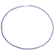 21.50 Carat Genuine Tanzanite .925 Sterling Silver Necklace