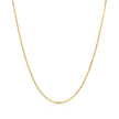 14k Yellow Gold Diamond Cut Cable Link Chain 1.1mm