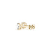 1 1/2 cttw Certified IGI Lab Grown Round Diamond Stud Earrings 14k Yellow Gold (G/VS2) - Earrings - Custom Crafting Alliance, LLC