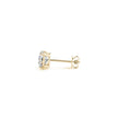 1 1/2 cttw Certified IGI Lab Grown Round Diamond Stud Earrings 14k Yellow Gold (G/VS2) - Earrings - Custom Crafting Alliance, LLC