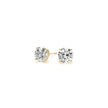 1 1/2 cttw Certified IGI Lab Grown Round Diamond Stud Earrings 14k Yellow Gold (G/VS2) - Earrings - Custom Crafting Alliance, LLC