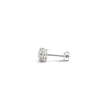 1 cttw Certified IGI Lab Grown Round Diamond Stud Earrings 14k White Gold (G/VS2) - Earrings - Custom Crafting Alliance, LLC