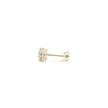 1 cttw Certified IGI Lab Grown Round Diamond Stud Earrings 14k Yellow Gold (G/VS2) - Earrings - Custom Crafting Alliance, LLC