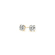 1 cttw Certified IGI Lab Grown Round Diamond Stud Earrings 14k Yellow Gold (G/VS2) - Earrings - Custom Crafting Alliance, LLC