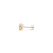 1 cttw Certified IGI Lab Grown Round Diamond Stud Earrings 14k Yellow Gold (G/VS2) - Earrings - Custom Crafting Alliance, LLC