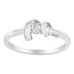 10K White Gold Diamond Promise Ring (1/10 Cttw, H-I Color, SI2-I1 Clarity) - Size 6