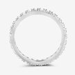 1.00 Carat Lab Grown Diamond 14K White Gold Ring - Rings - Custom Crafting Alliance, LLC