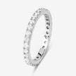 1.00 Carat Lab Grown Diamond 14K White Gold Ring - Rings - Custom Crafting Alliance, LLC