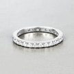 1.00 Carat Lab Grown Diamond 14K White Gold Ring - Rings - Custom Crafting Alliance, LLC