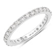 1.00 Carat Lab Grown Diamond 14K White Gold Ring - Rings - Custom Crafting Alliance, LLC