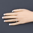 1.00 Carat Lab Grown Diamond 14K White Gold Ring - Rings - Custom Crafting Alliance, LLC