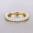 1.00 Carat Lab Grown Diamond 14K Yellow Gold Ring - Rings - Custom Crafting Alliance, LLC