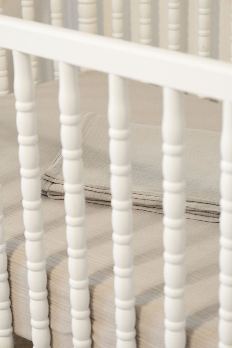 100% Organic Cotton Gauze Muslin Crib Sheet - Crib Sheet - Custom Crafting Alliance, LLC