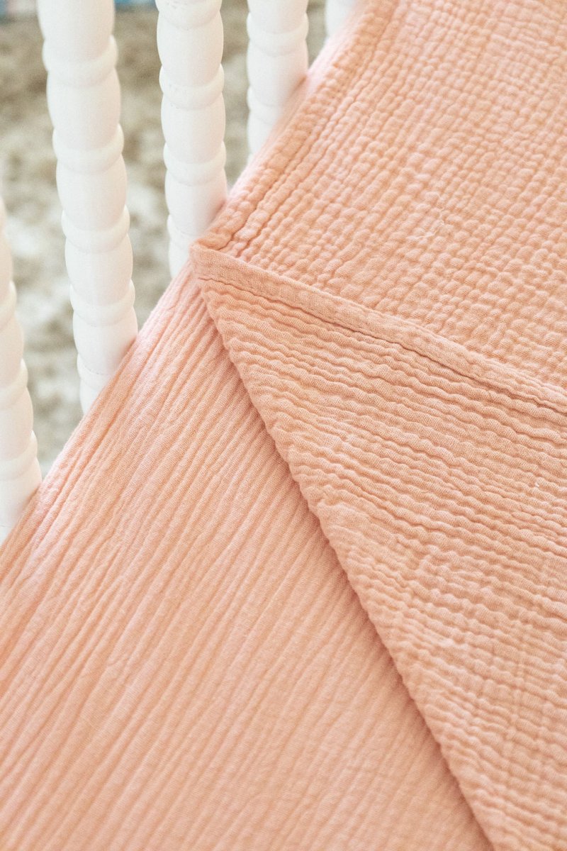 100% Organic Cotton Gauze Muslin Crib Sheet - Crib Sheet - Custom Crafting Alliance, LLC