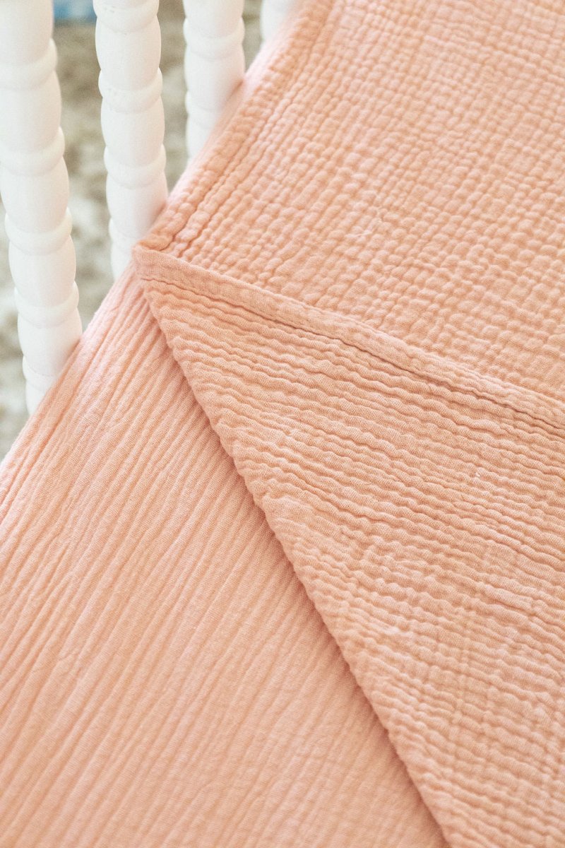 100% Organic Cotton Gauze Muslin Crib Sheet - Crib Sheet - Custom Crafting Alliance, LLC