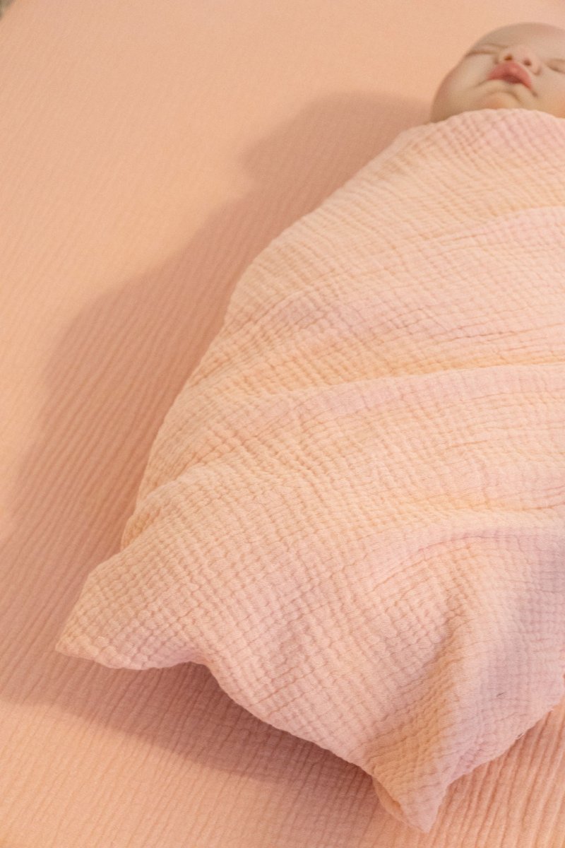 100% Organic Cotton Gauze Muslin Crib Sheet - Crib Sheet - Custom Crafting Alliance, LLC