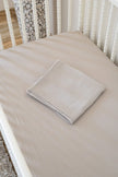 100% Organic Cotton Gauze Muslin Crib Sheet - Crib Sheet - Custom Crafting Alliance, LLC